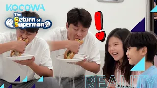 Impressive! Look at this hot dog Si An made [The Return of Superman Ep 407]