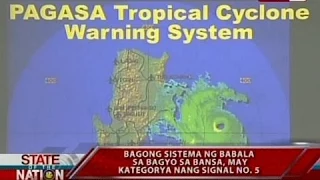 SONA: Bagong sistema ng babala sa bagyo sa bansa, may kategorya nang signal no. 5