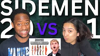 20 WOMEN VS 1 SIDEMEN: LOGAN PAUL EDITION | RAE & JAE REACTS