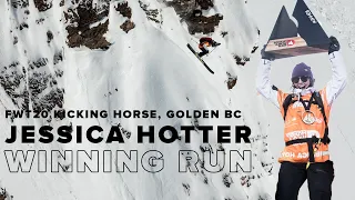 FWT20 Kicking Horse Golden BC | Jessica Hotter Ski Women Winning Run