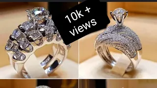 #2024 trending beutiful diamond rings collection # best engagement rings 💍