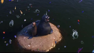 Finding Dory Epic Truck Falling Scene HD 1080p