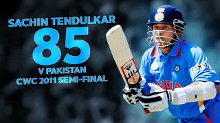 Sachin Tendulkar troubles Pakistan in the semi-final | CWC 2011