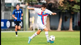 Unai Hernández vs Inter Milan U19 | UEFA Youth League | Barcelona U19 (04/10/2022)