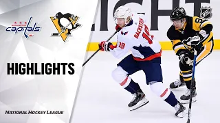 Capitals @ Penguins 1/17/21 | NHL Highlights