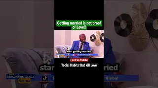 GETTING MARRIED IS NOT PROOF OF LOVE!!