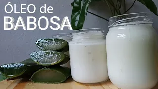 ÓLEO DE BABOSA -ALOE VERA🌱 CASEIRO 🏡🍃SEUS BENEFÍCIOS/COMO RETIRAR ALOINADA @jaquelinedoaramehome