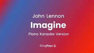 Imagine - John Lennon - Piano Karaoke Instrumental - Original Key