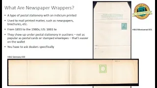 Introduction to Collecting Newspaper Wrappers, A Type of Postal Stationery with an Indicium Printed