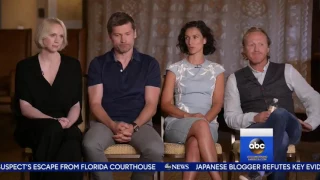 Gwendoline Christie, Nikolaj Coster-Waldau, and GoT Cast on Good Morning America - July 2017