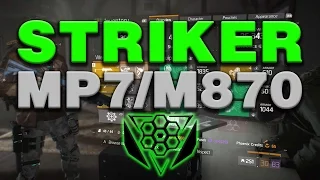 STRIKER BUILD MP7/M870 (The Division) 1.3 231+ Dark Zone PvP Gameplay