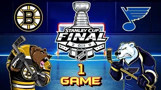 Сент-Луис Блюз - Бостон Брюинз. Финал. Игра 1 | St  Louis Blues vs Boston Bruins. Final. Game 1