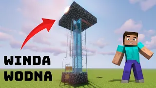 Jak zrobić windę wodną w Minecraft? /MINECRAFT PORADNIK/
