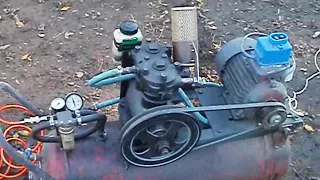 Компрессор самодельный ЗиЛ 130 Homemade air compressor