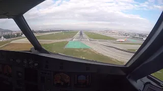 Airbus A320 Landing Malaga (LEMG) Runway 31