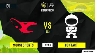 mousesports vs c0ntact [Map 3, Train] BO3 | ESL One: Road to Rio