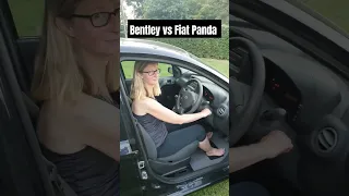 Bentley vs Fiat Panda  🤣 #automobile #bentley #fiatpanda