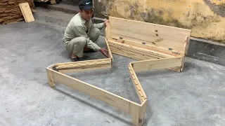 Woodworking Projects and Products - Build A Smart Folding Bed Combined With a Table // Woodworking