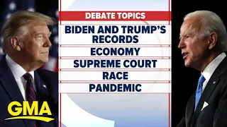 President Trump to face Joe Biden in 1st debate l GMA