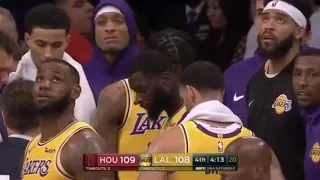 Rockets vs Lakers Brawl and Suspension