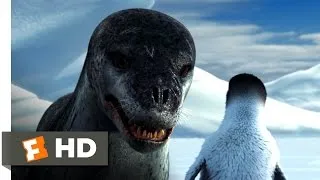 Happy Feet (3/10) Movie CLIP - Leopard Seal Chase (2006) HD