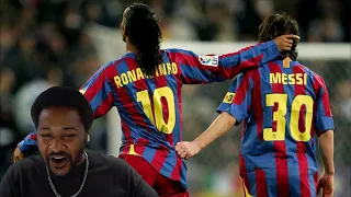 HES AN ALIEN!!! | RONALDINHO: 14 RIDICULOUS TRICKS THAT NO ONE EXPECTED | AMERICAN REACTION!!!