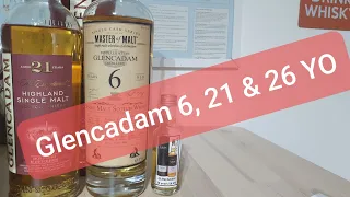 #вискиобзор #whisky #glencadam Виски обзор 188. Glencadam 6, 21 & 26 YO.