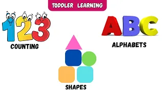 Learning, Alphabets, Numbers, & More | Toddler Learning Video