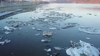 Ледоход в Комсомольске-на-Амуре / 27 апреля 2020 г. / Komsomolsk-on-Amur Ice Drift / Набережная 2020