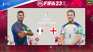 FIFA 23 - England Vs France -  FIFA World Cup 2022 Qatar | Quarter final | PS5™ [4K ]