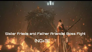 Dark Souls 3 - Ashes of Ariandel DLC - Sister Friede and Father Ariandel Boss Fight - Solo  (NG+3)