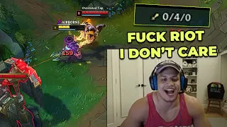 Tyler1 RUNS IT DOWN MID To Outplay Betters