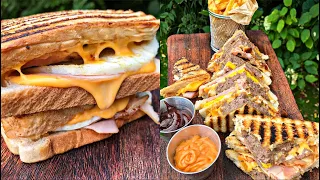 Dagwood Sandwich| Sandwich ideas| Street Food| South African Food|Grilled Cheese Sandwich