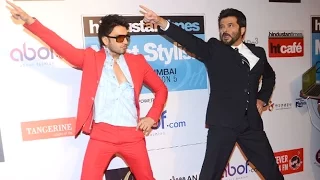 Ranveer Singh & Anil Kapoor's Funny DANCE At HT Cafe Most Stylish Awards 2016 RED CARPET