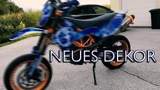 KTM SMC R Custom Dekor | Asphalt Wölfe