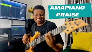 HOW THIS BASSIST TURNED AROUND THIS AMAPIANO AFRICAN PRAISE MEDLEY WILL SHOCK YOU . MUST WATCH