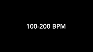 100-200 BPM Accelerating Metronome