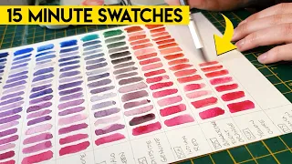 The EASIEST color mixing charts for watercolor and gouache ✶STEP BY STEP