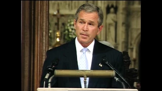 Emotional 911 Cathedral Speech - President Bush
