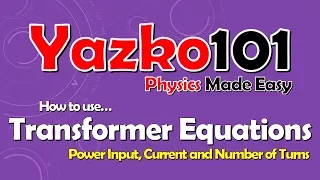 GCSE Physics Revision // Transformer Equation Example Problems