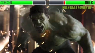 Thor vs Hulk (The Avengers) With Healthbars