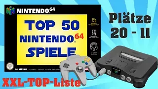 TOP 50 N64 Spiele - Plätze  20 bis 11