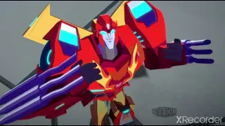Transformers Cyberverse bumblebee season 4 : Dinobots shows to hot rod , what they can do !!
