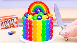 Miniature Rainbow Jelly Cake Decorating 🌈 1000+ Satisfying Rainbow Chocolate Cake By Baking Yummy