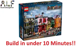 Building LEGO Diagon Alley in under 10 Minutes!! LEGO Harry Potter 75978