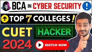 💥BCA in Cyber Security? Top CUET 2024 Colleges! Best BCA Specialization #bca #cybersecurity #itjobs