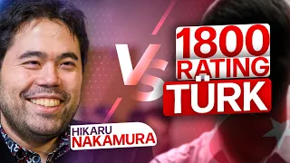 TÜRK OYUNCU Hikaru Nakamura'ya KALEYİ İADE ETTİ! (1800 RATINGE SAHİP!)