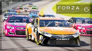 Forza 6 - Recreating The Daytona 500! (Quick Stops, Three Wide)