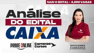 ANÁLISE DO EDITAL | CAIXA ECONÔMICA FEDERAL | 4000 VAGAS