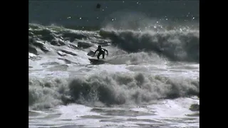 Surfing Milnerton, Cape Town. Surfing Vudu 5'5" Bat Tail Carbon Railed.